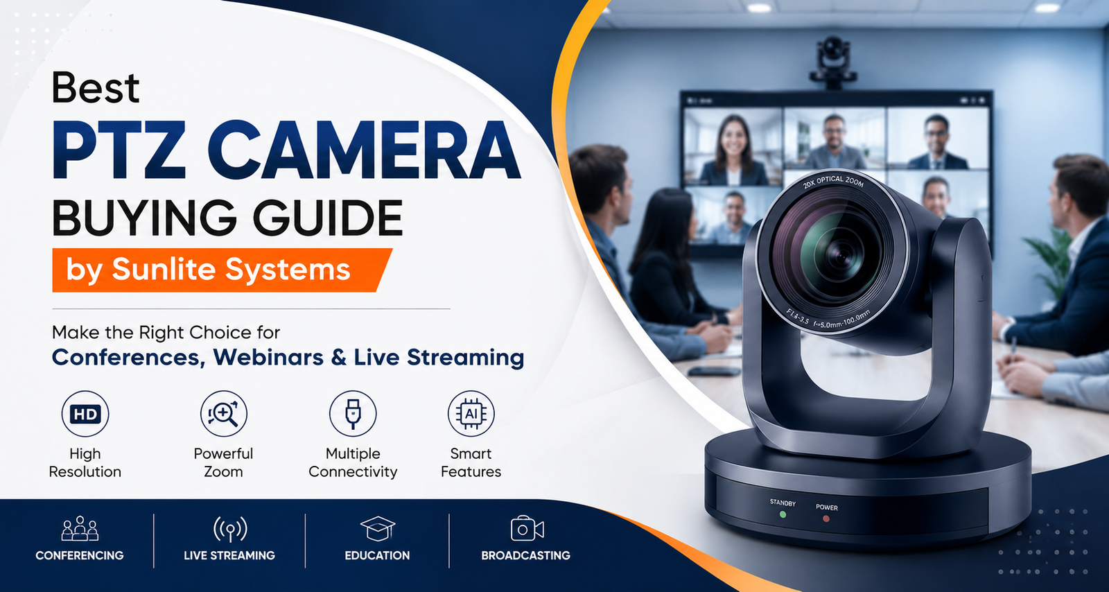 Best PTZ Camera Buying Guide by Sunlite Systems