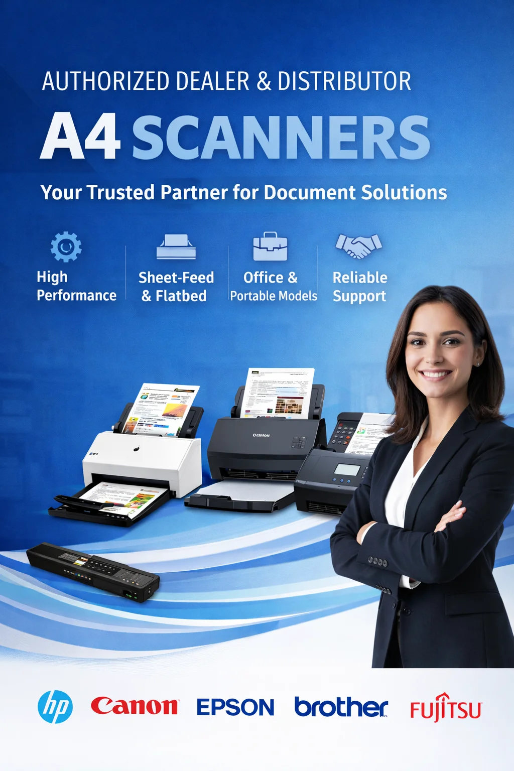 Best A4 Scanner Supplier in India - Sunlite Systems