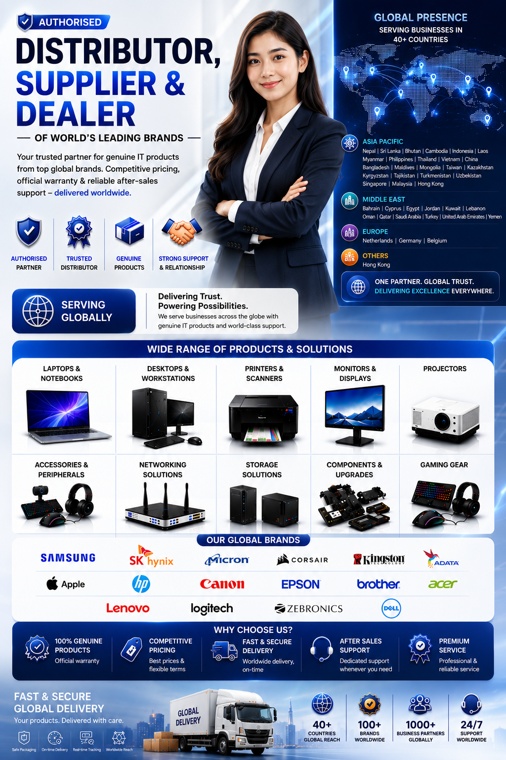 Authorized Apple HP Dell Lenovo Samsung Dealer & Distributor in Taiwan - Sunlite Systems