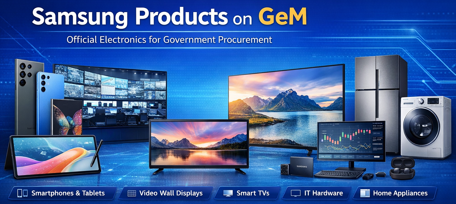 Samsung Enterprise Solutions Dealer Delhi NCR - Sunlite Systems Pvt Ltd Samsung ERP CRM HRMS AI Products Authorised Distributor Noida, Samsung Dealer Gurgaon Faridabad Ghaziabad Greater Noida Nehru Place Delhi, GEM Authorised Partner, Government Dealer, GEM Dealer, GEM Tender, GEM E-Marketplace, GEM L1, GEM Direct Cart, Government Tenders, Government Bids, Government E-Procurement, GEM Carting, Sunlite Systems GEM Partner, Sunlite Systems GEM Tender, Sunlite Systems Government Supplier Delhi NCR