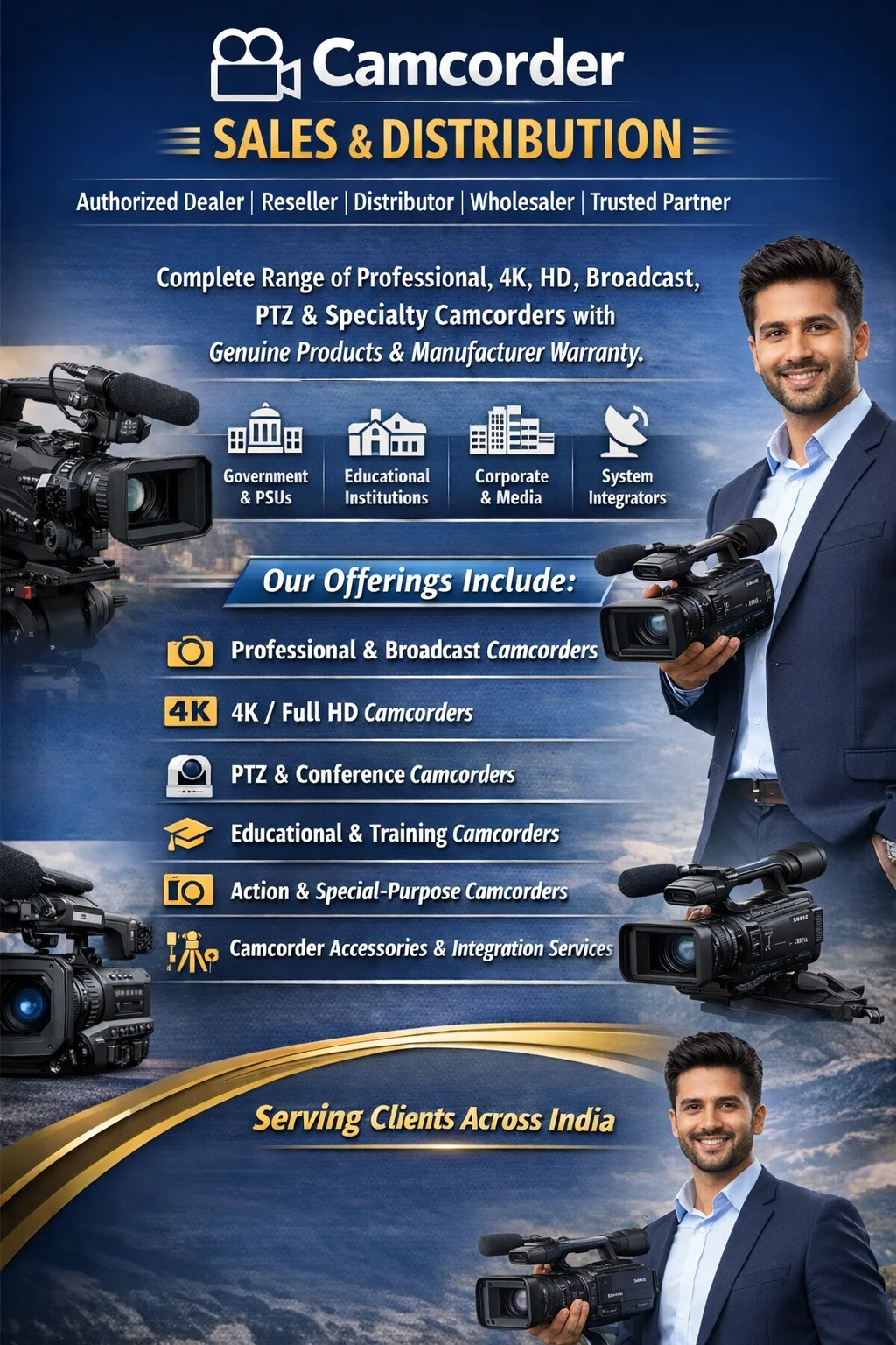 Professional 4K Camcorder