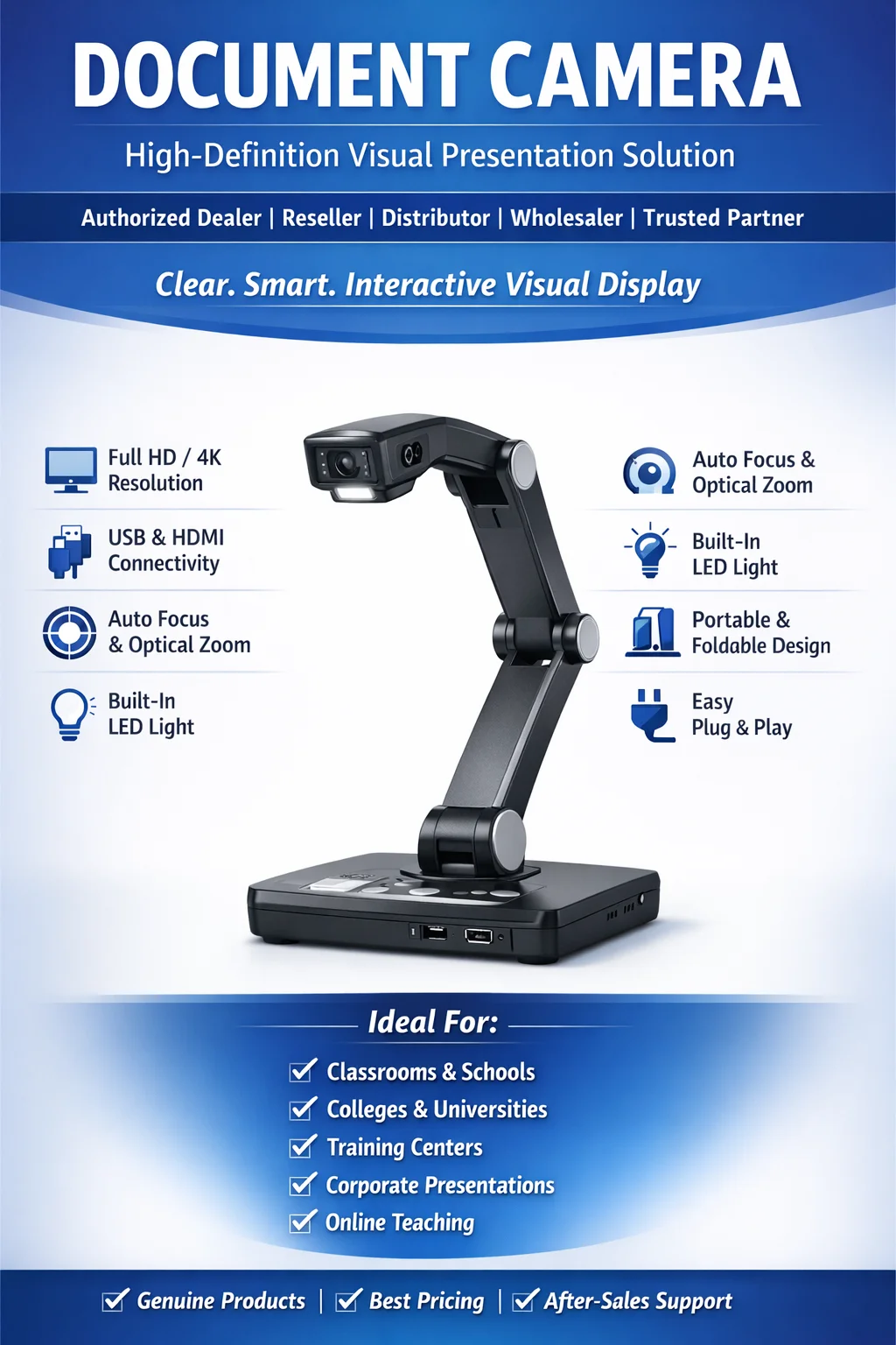 Best Document Camera & Visualizer Supplier in Pathankot - Sunlite Systems