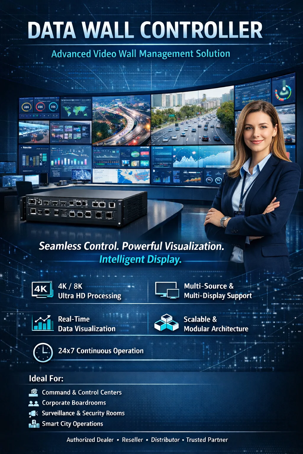 Best Barco Data Wall Controller Supplier in India - Sunlite Systems