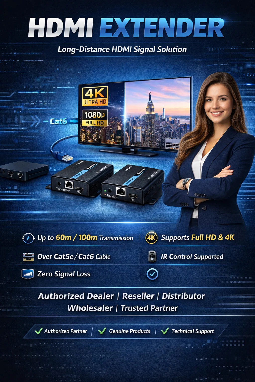 Best Kramer HDMI Extender Supplier in India - Sunlite Systems