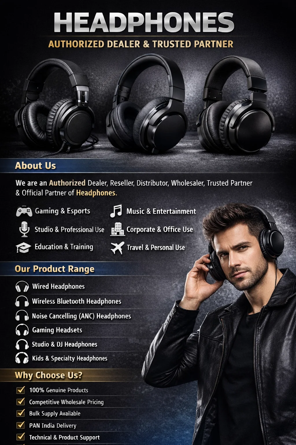 Premium Audio headphones