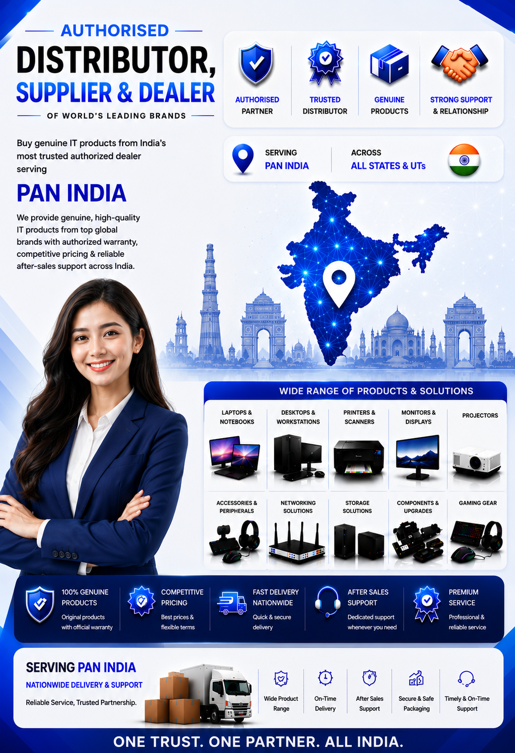 Authorized HP Dell Lenovo Apple Acer Printer Dealer Distributor Delhi NCR - Sunlite Systems