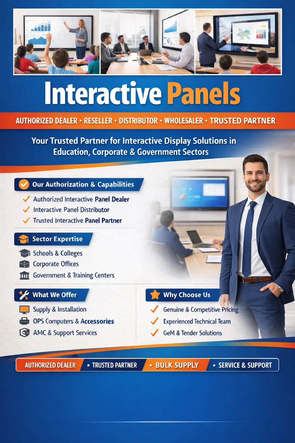 Digital Collaboration with Interactive Panels