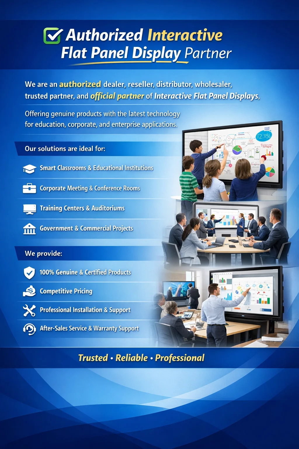  Interactive Flat Panel Display