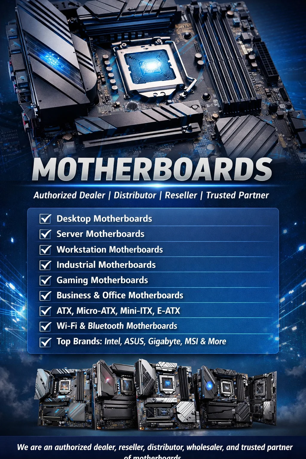 Best Motherboard Supplier in India - Sunlite Systems