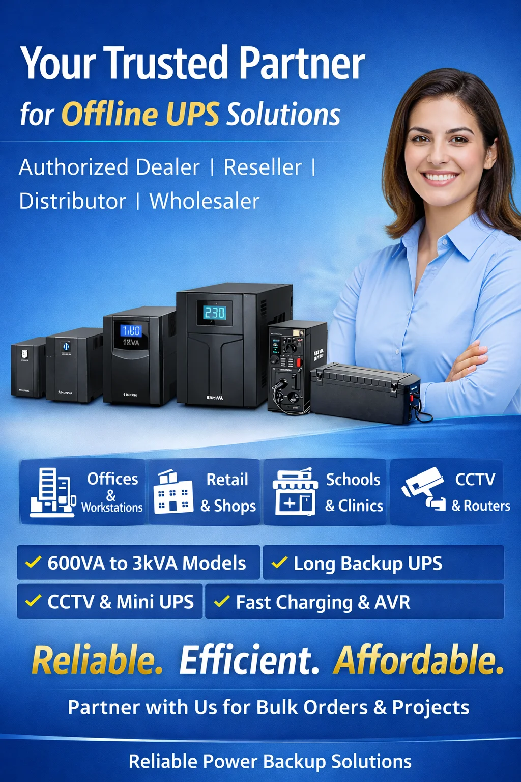 Best Offline UPS Supplier in India - Sunlite Systems