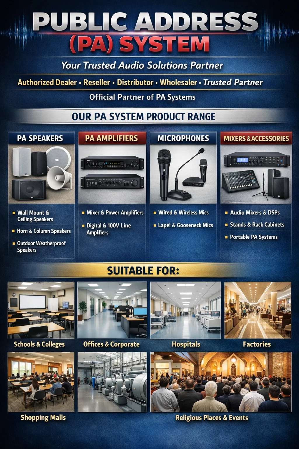 Best Pa System Supplier in India - Sunlite Systems