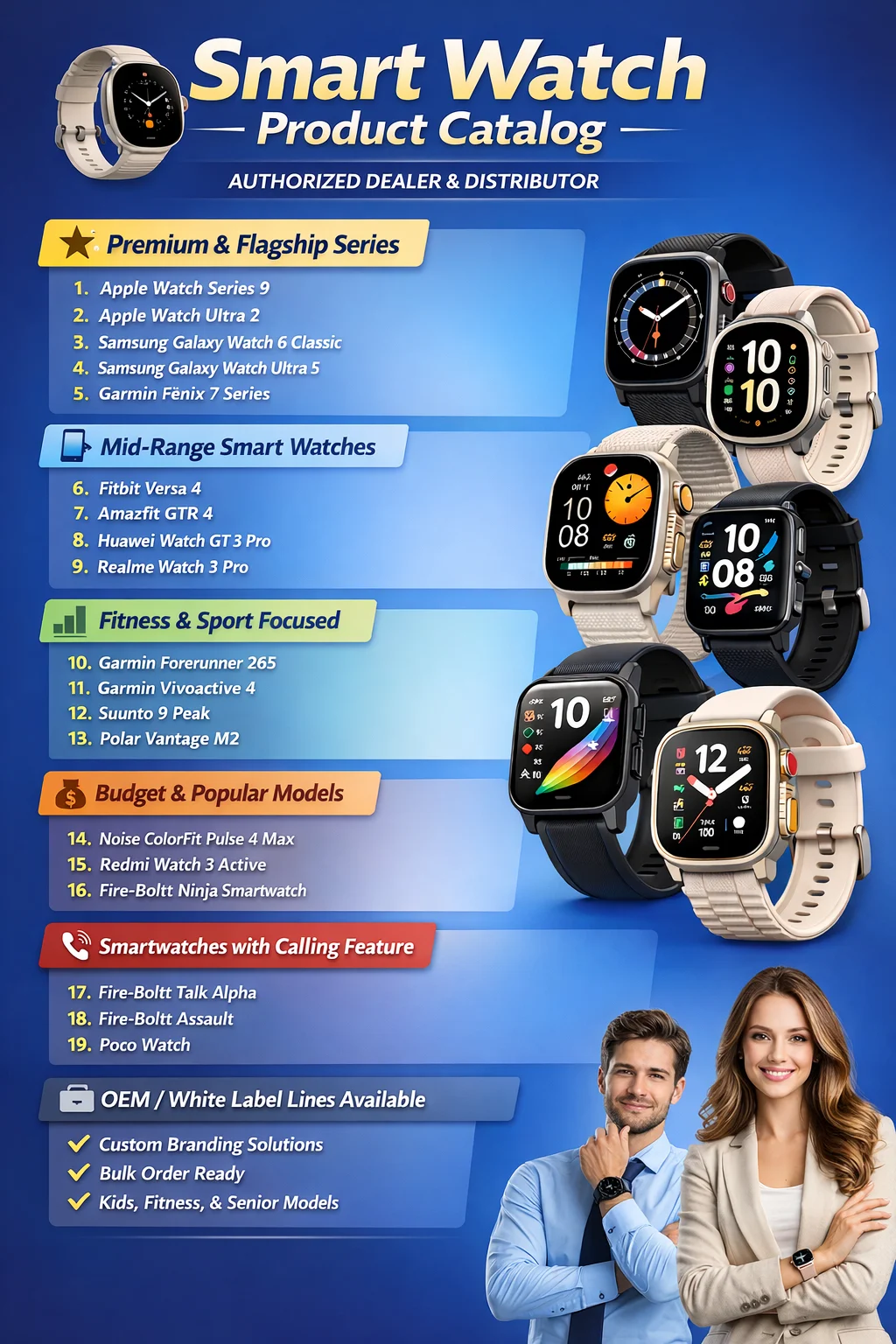 Best Smart Watch Supplier in India - Sunlite Systems