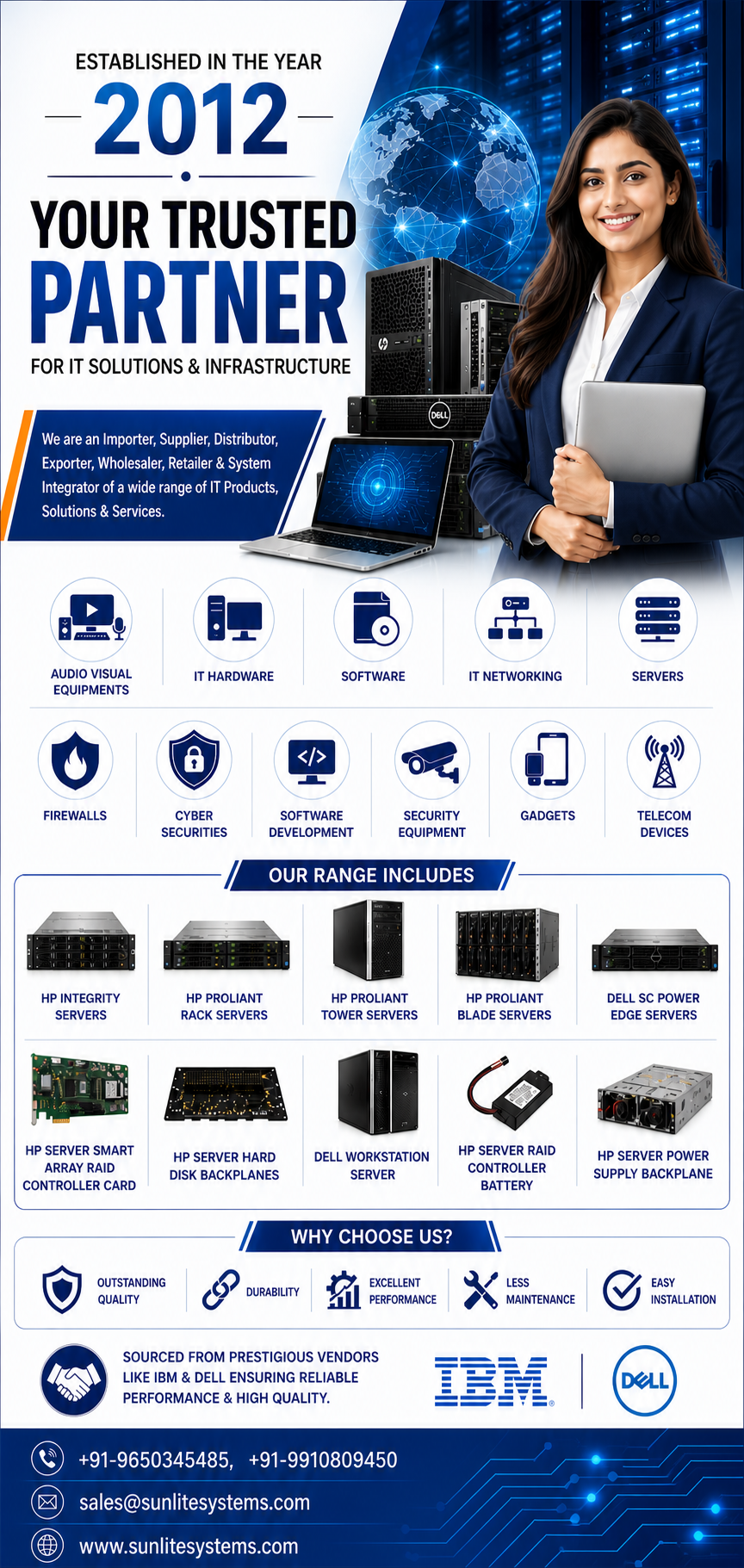 Best cctv-cameras Supplier in India - Sunlite Systems