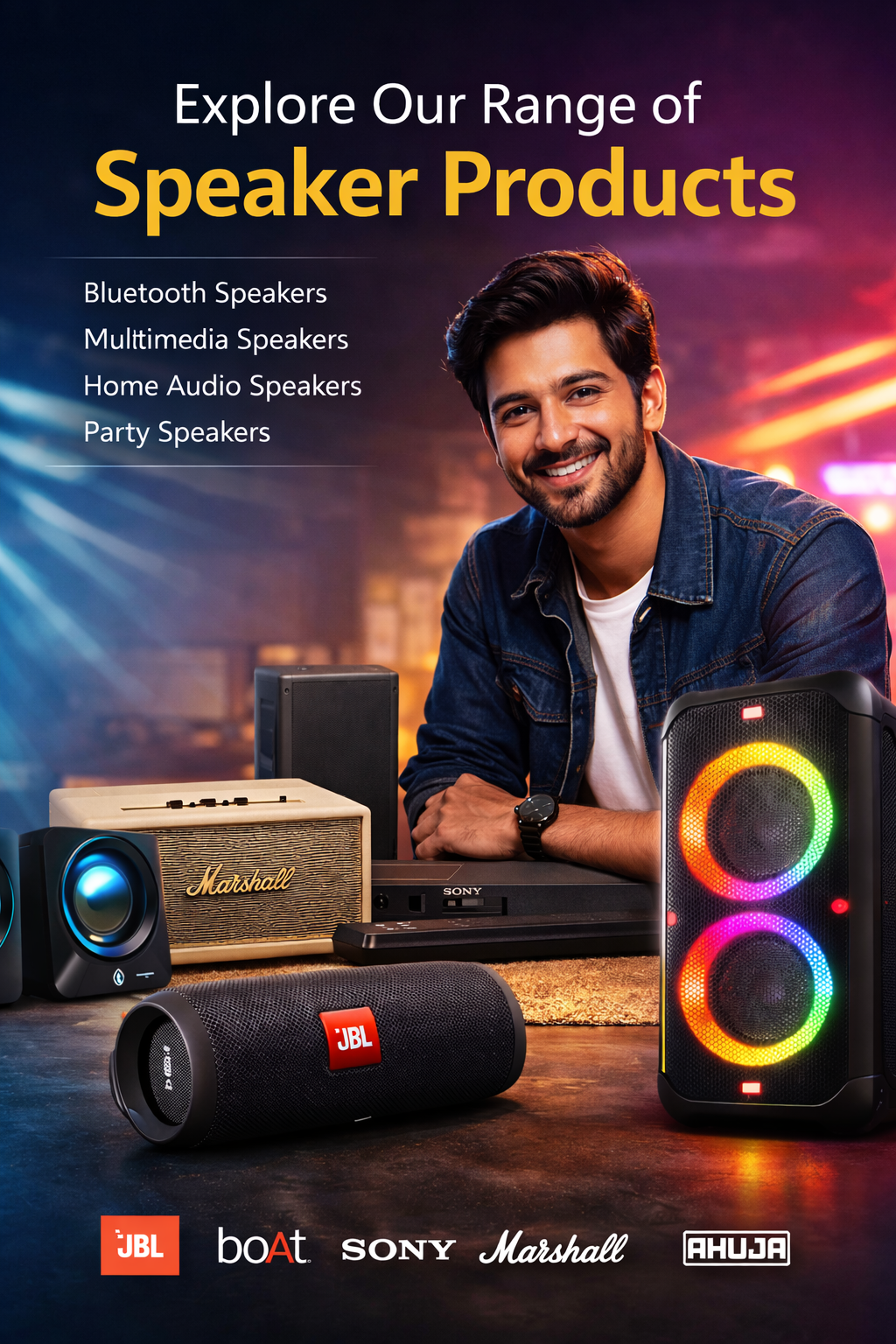 Best speakers Supplier in India - Sunlite Systems