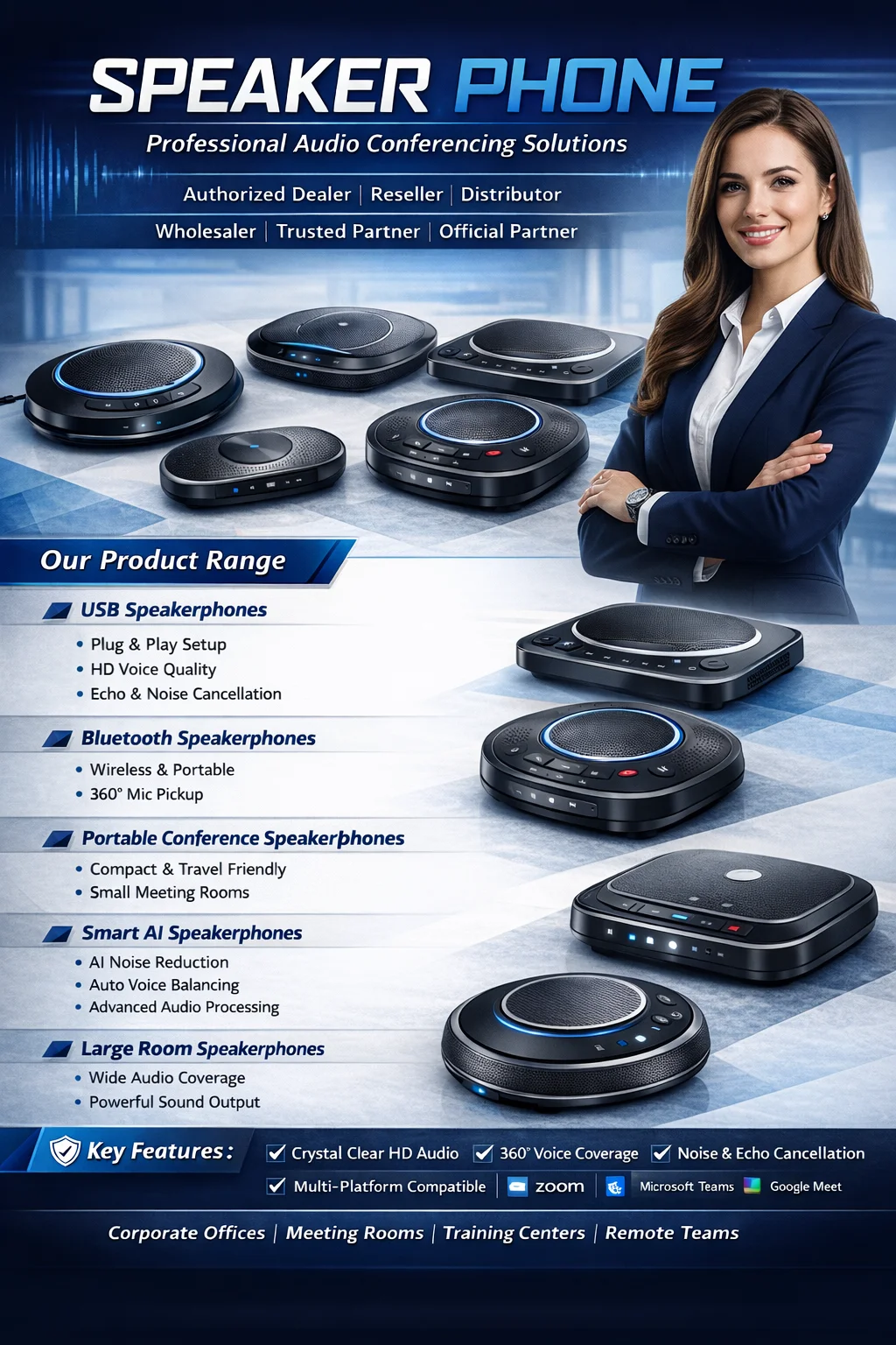 Best Jabra Audio Speaker Supplier in India - Sunlite Systems