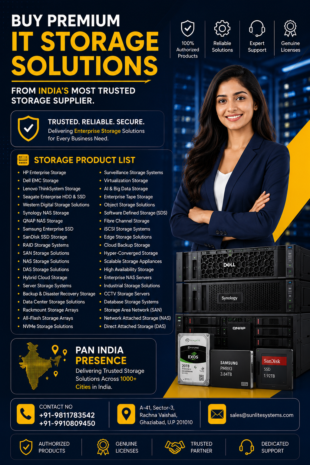 Best Lenovo Supplier in India | Authorized Lenovo Dealer Delhi NCR - Sunlite Systems