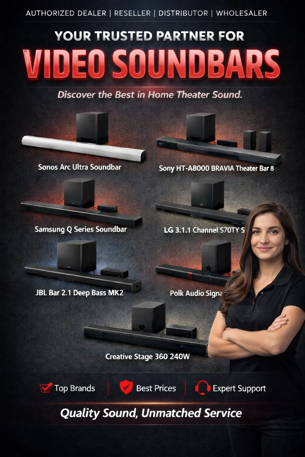 Best video-soundbar Supplier in India - Sunlite Systems