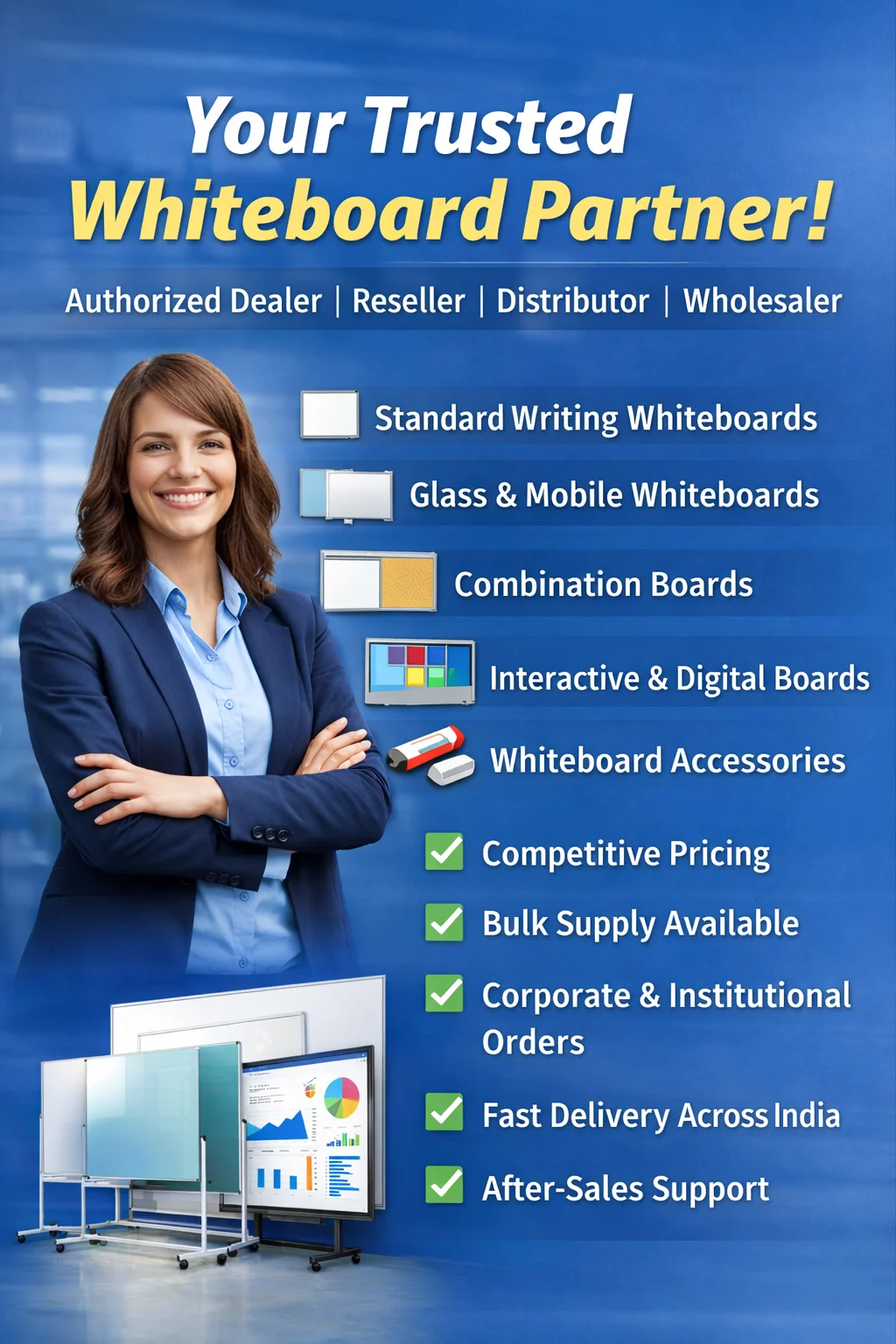 Best White Board Supplier in India - Sunlite Systems
