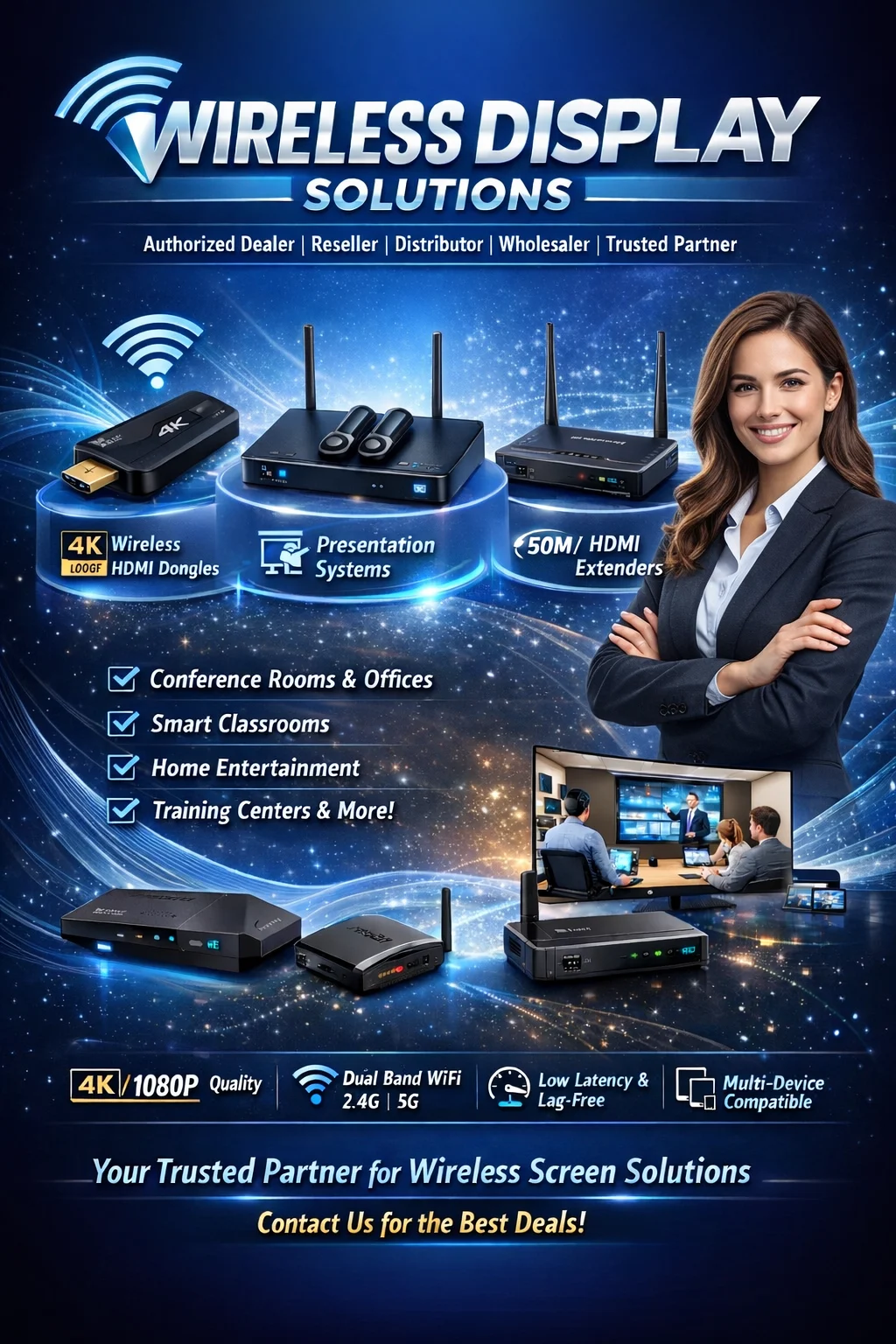 Premium Wireless Display Brands India - Sunlite Systems