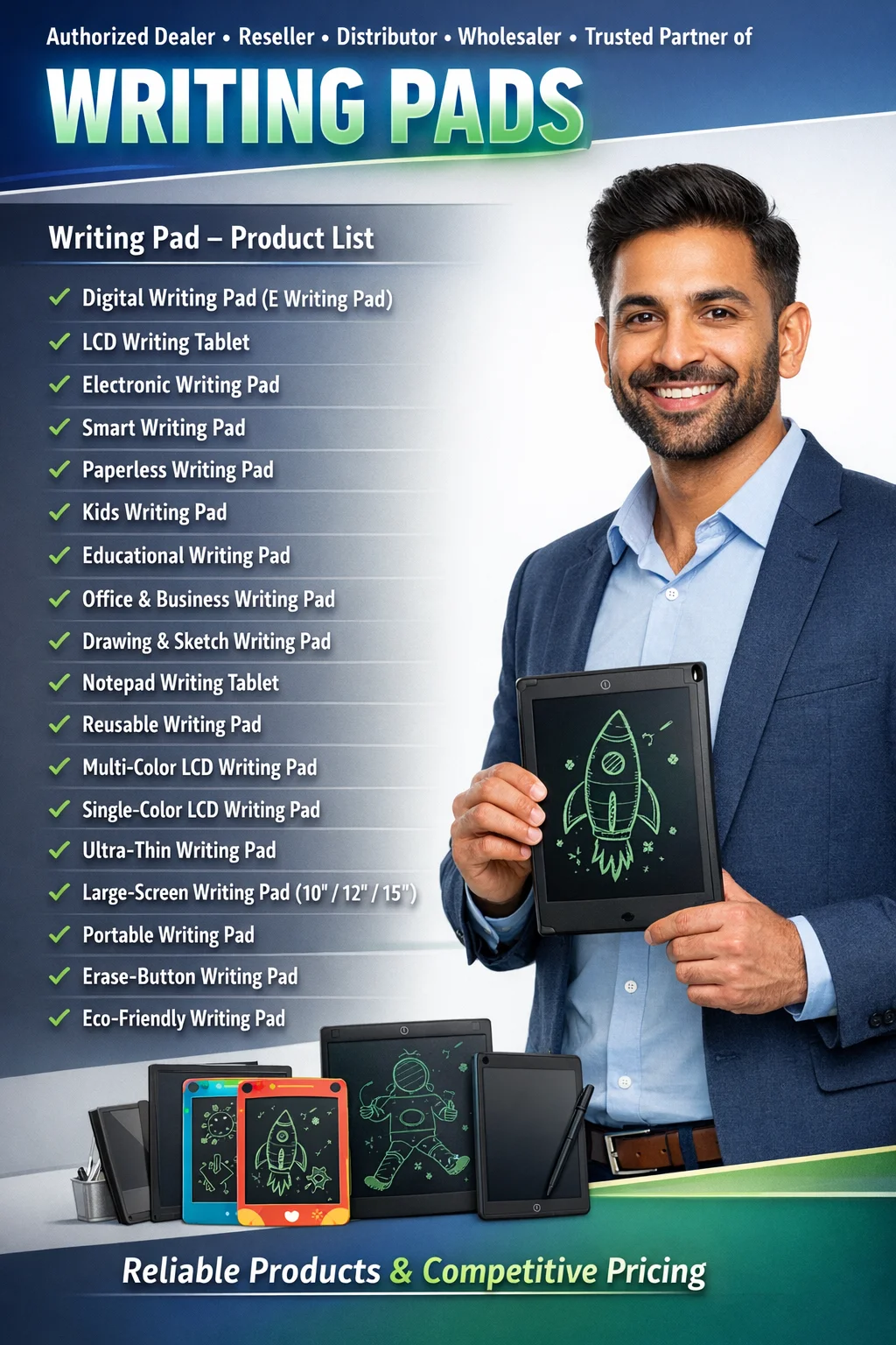 Best Digital LCD Writing Pad Supplier in India - Sunlite Systems