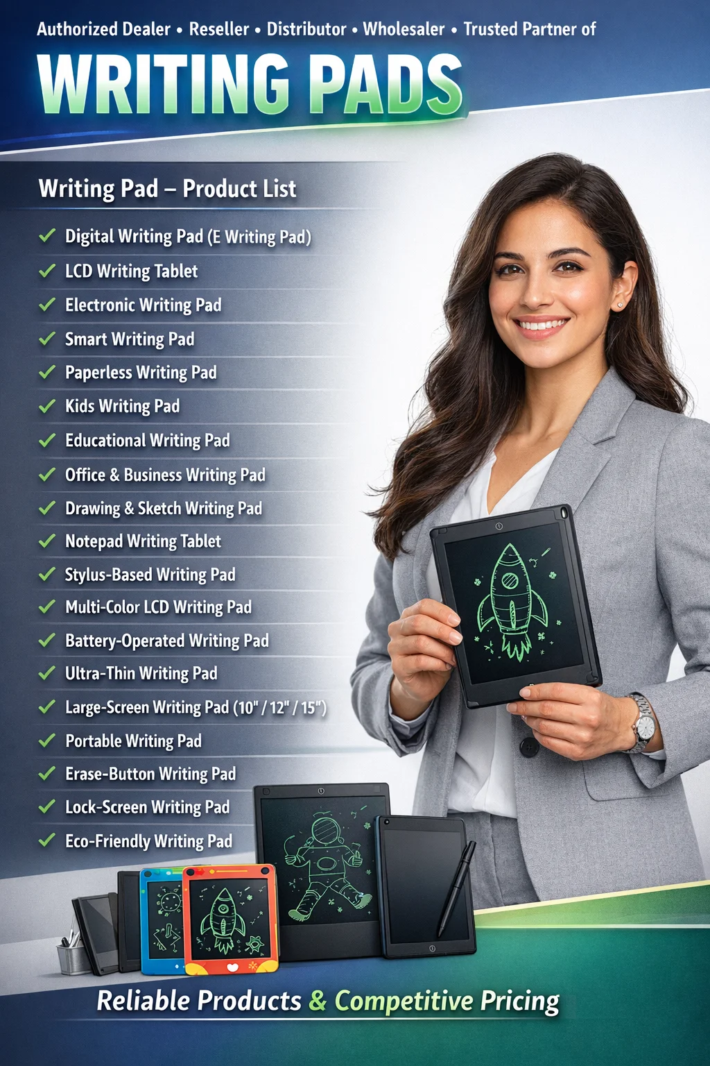 Digital LCD Writing Pad